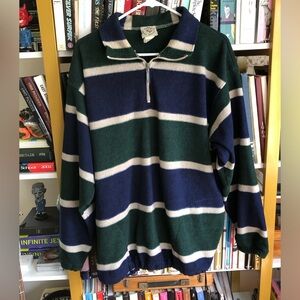 Vintage Ferruche Striped Polo